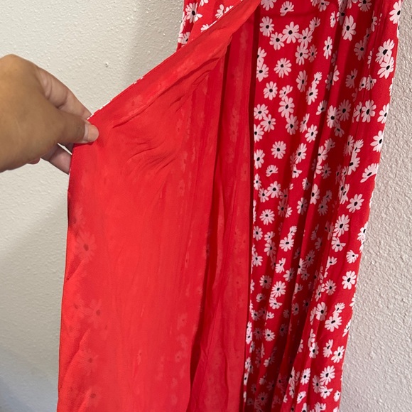 Reformation Red Floral Maxi Dress - Picture 6 of 16